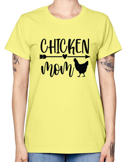 Chicken Mom - chicken -  Missy T-Shirt