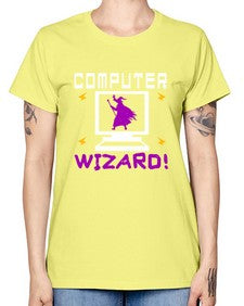 Computer wizard 52# - computer -  Missy T-Shirt