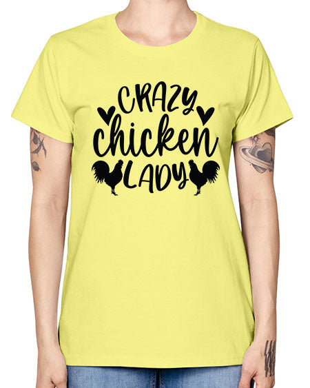 Crazy Chicken Lady - chicken -  Missy T-Shirt