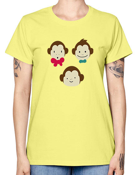 Cute_little_monkeys_5425 - monkey -  Missy T-Shirt
