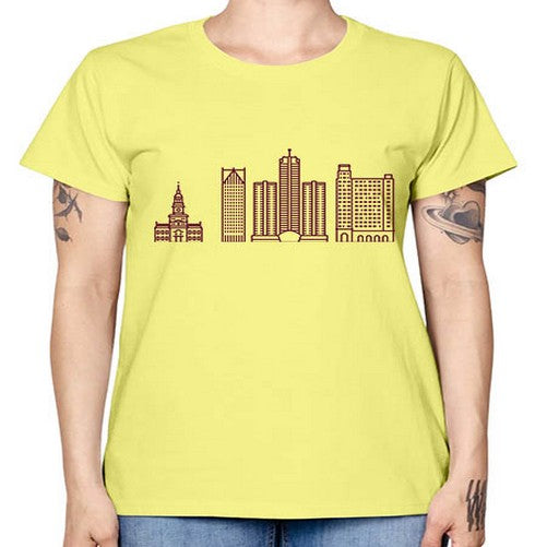DetroitMI 664# - cities -  Missy T-Shirt