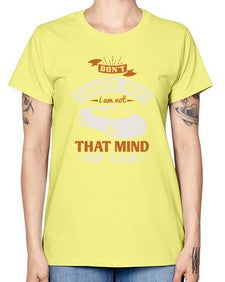 Dont touch me I am not that mind of car 105# - car -  Missy T-Shirt