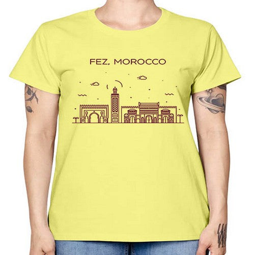 Fez 718# - cities -  Missy T-Shirt