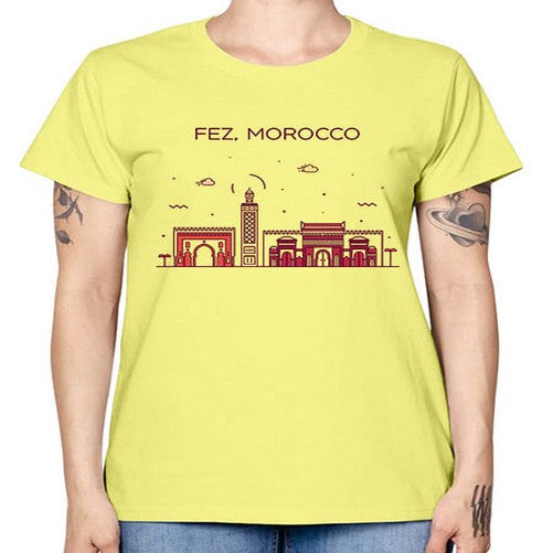 Fez 720# - cities -  Missy T-Shirt