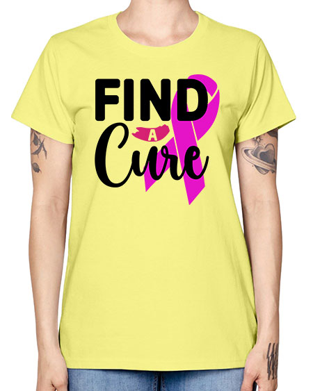 Find a Cure 26# - breast cancer -  Missy T-Shirt