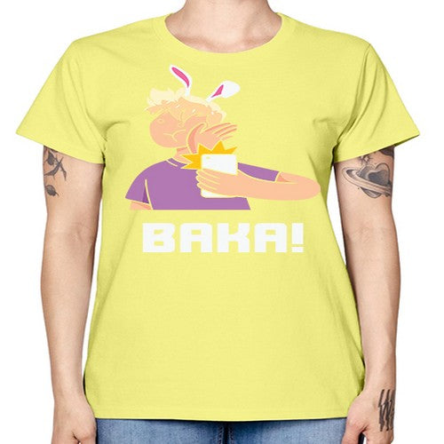 Funny Anime Baka Rabbit Slap Anime 228# - anime -  Missy T-Shirt