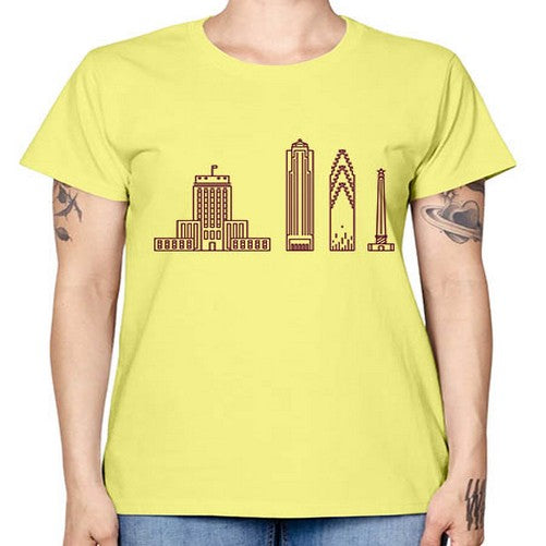 Houston 909# - cities -  Missy T-Shirt