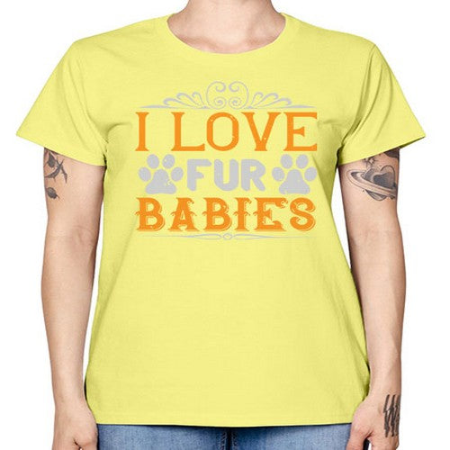 I Love Fur Babies Style 192# - dogs -  Missy T-Shirt