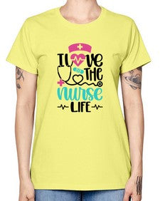 I Love The Nurse Life Style Style 902# - nurse -  Missy T-Shirt
