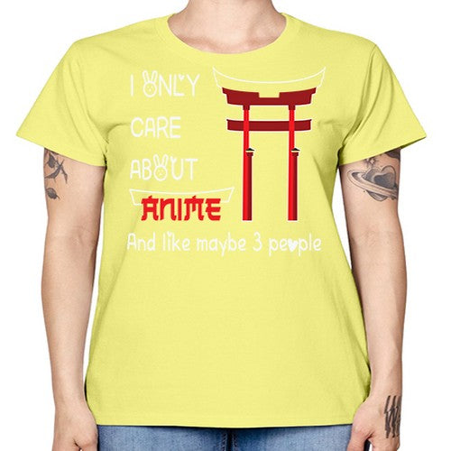I Only Care About Anime Anime 240# - anime -  Missy T-Shirt