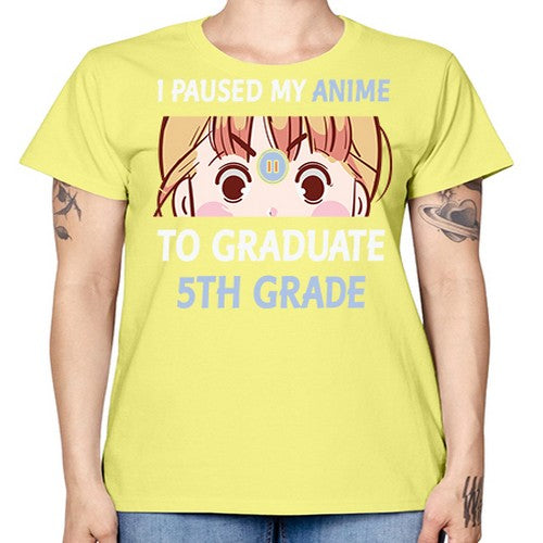 I Paused My Anime To Anime 243# - anime -  Missy T-Shirt