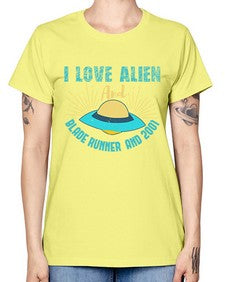 I love alien and blade runner 18# - ufo -  Missy T-Shirt