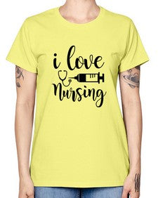 I love nursing 893# - nurse -  Missy T-Shirt