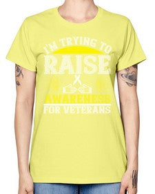 Im trying to raise awareness for veterans Style 43# - Self awareness -  Missy T-Shirt