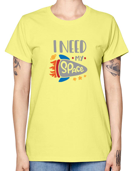 Ineedmyspace 17# - space -  Missy T-Shirt