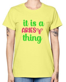 It is a aries thing 253# - aries -  Missy T-Shirt