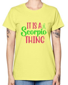It is a scorpio thing 258# - scorpio -  Missy T-Shirt