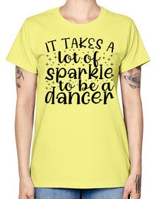 It takes a lof of sparkle to be a dancer 143# - ballet -  Missy T-Shirt