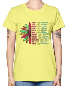 Juneteenth Sunflower Design 17# - black juneteenth -  Missy T-Shirt