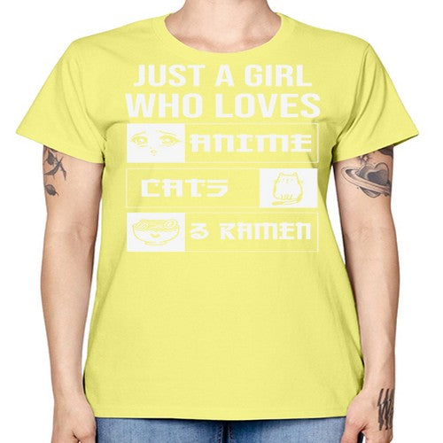 Just A Girl Who Loves 263# - anime -  Missy T-Shirt