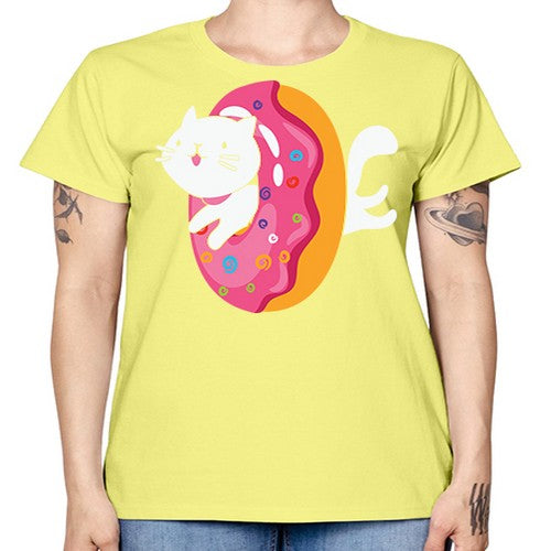 Kawaii Cat Donut Anime Lover Anime 267# - anime -  Missy T-Shirt