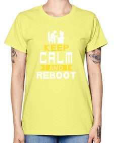 Keep Calm and reboot 27# - computer -  Missy T-Shirt
