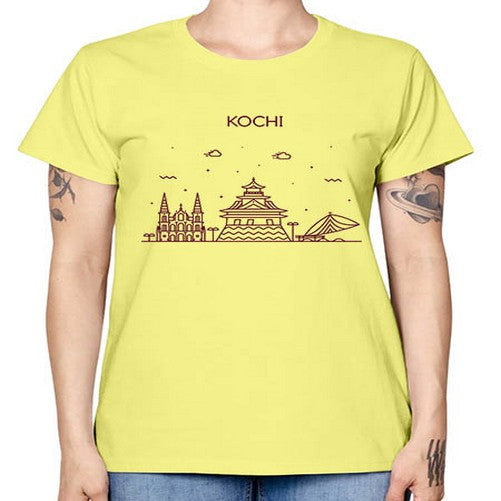 Kochi 1069# - cities -  Missy T-Shirt