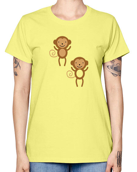 Little_monkeys_MF_5814 - monkey -  Missy T-Shirt