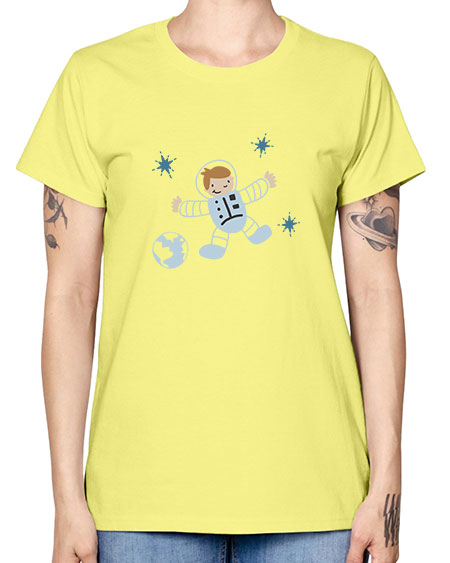 Littlespaceman 16# - space -  Missy T-Shirt