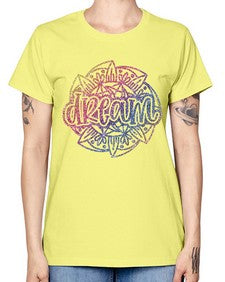 Mandala Dream Rainbow Glitter 760# - mandala -  Missy T-Shirt