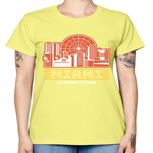 Miami 1284# - cities -  Missy T-Shirt