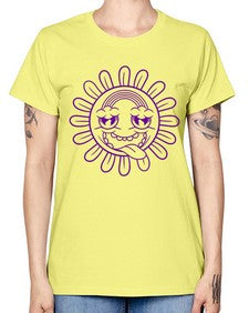 Moody sunflower 184# - cartoon general -  Missy T-Shirt