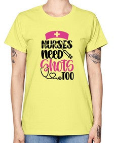 Nurses Need Shots Too Style Style 1252# - nurse -  Missy T-Shirt