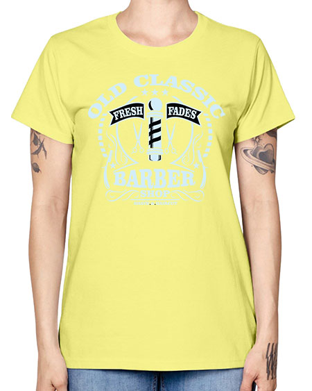 Old Classic Barber1285# - barber -  Missy T-Shirt