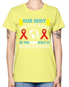 Our body awareness in the West is ridiculous Style 33# - Self awareness -  Missy T-Shirt