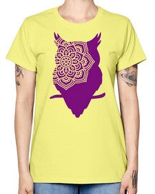 OwlMandalaUpdated 976# - mandala -  Missy T-Shirt