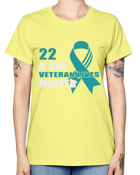 PTSD a Day Veteran 12# - PTSD -  Missy T-Shirt