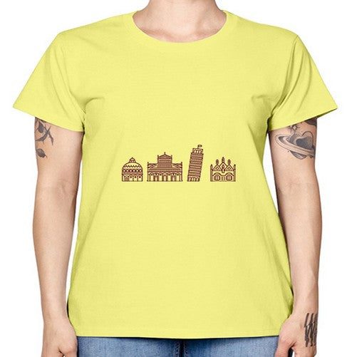 Pisa 1621# - cities -  Missy T-Shirt