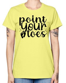 Point your toes 172# - ballet -  Missy T-Shirt