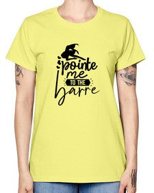 Pointe me to the barre 174# - ballet -  Missy T-Shirt