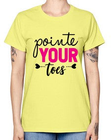 Pointe your toes 176# - ballet -  Missy T-Shirt