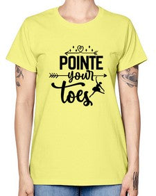 Pointe your toes 177# - ballet -  Missy T-Shirt