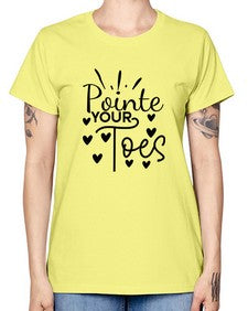 Pointe your toes 178# - ballet -  Missy T-Shirt