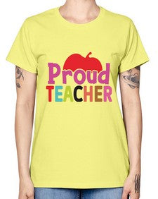 Proud Teacher 1341# - teacher -  Missy T-Shirt