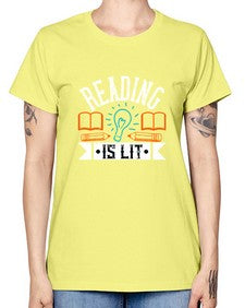 Reading is lit Style 1346# - teacher -  Missy T-Shirt