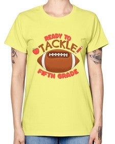 Ready to tackle fifth Grade 741# - fifth grade -  Missy T-Shirt