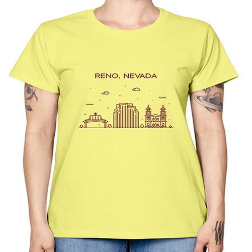 Reno 1712# - cities -  Missy T-Shirt