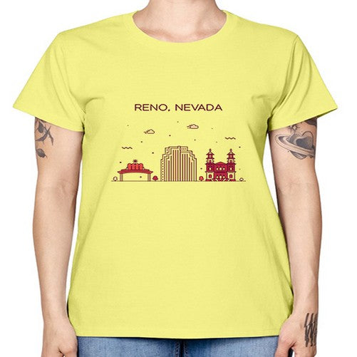 Reno 1714# - cities -  Missy T-Shirt
