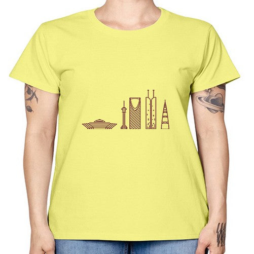 Riyadh 1740# - cities -  Missy T-Shirt