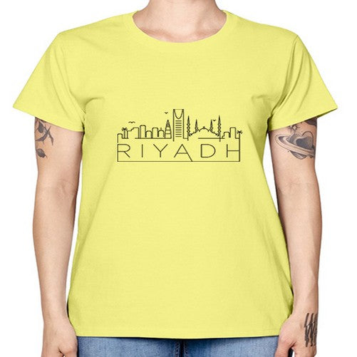 Riyadh Minimal Skyline 1738# - cities -  Missy T-Shirt